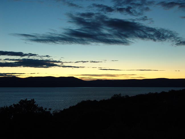 Sonnenaufgang in Istrien